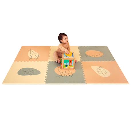 Tapis de jeu mousse à assembler jungle Jungle 5 - vertbaudet enfant 