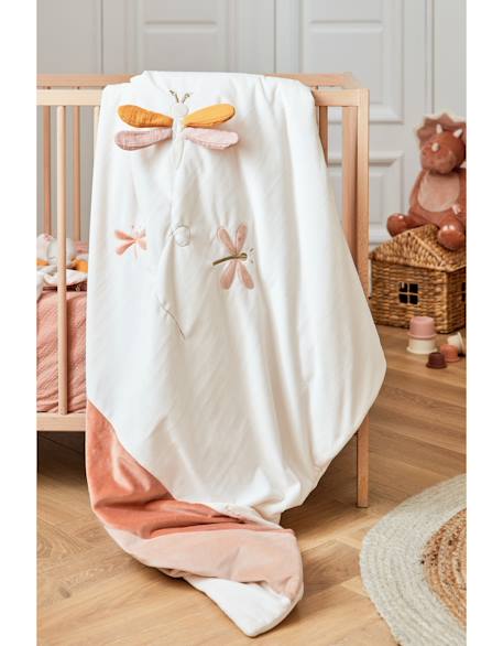 Couverture  libellules en veloudoux® Blanc 2 - vertbaudet enfant 