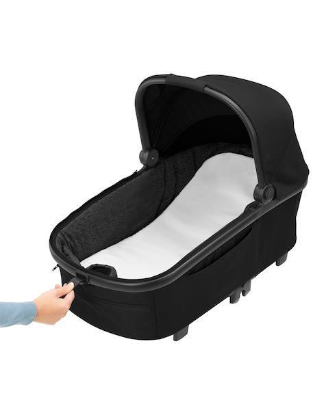 Poussette tout-terrain avec nacelle bébé lila xp+ Graphite essentiel+Noir essentiel 12 - vertbaudet enfant 