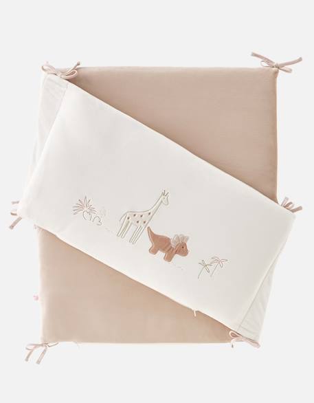 Tour de lit popsie gigi & louli en veloudoux® Blanc 1 - vertbaudet enfant 