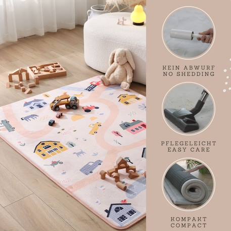 Tapis de jeu enfant à mémoire de forme cloud play farm Play farm 5 - vertbaudet enfant 