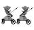 Poussette 2 en 1 avec nacelle intégrée zelia 3 luxe Gris twillic 2 - vertbaudet enfant 