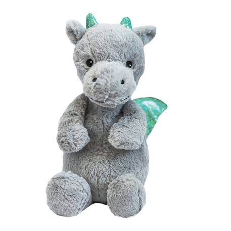 Peluche bouillotte dragon Vert 1 - vertbaudet enfant 