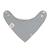 Lot de 2 bavoirs bandanas Blanc+Ecru imprimé 4 - vertbaudet enfant 