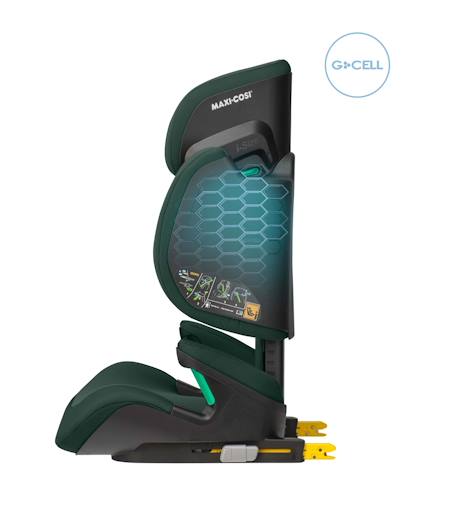 Siège auto enfant , i-size et isofix rodifix r Graphite authentique+Noir authentique+Vert authentique 18 - vertbaudet enfant 