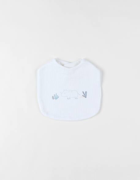 Lot de 3 bavoirs imprimé savane en jersey gaufré Beige 4 - vertbaudet enfant 
