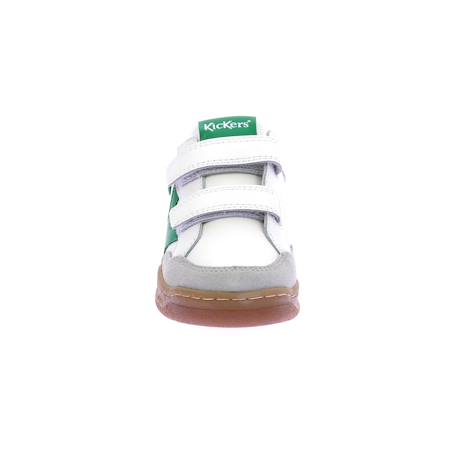 Baskets basses enfant kick kagal Blanc vert 5 - vertbaudet enfant 