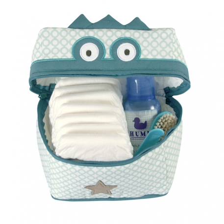 Trousse de toilette crocodile Vert canard 2 - vertbaudet enfant 