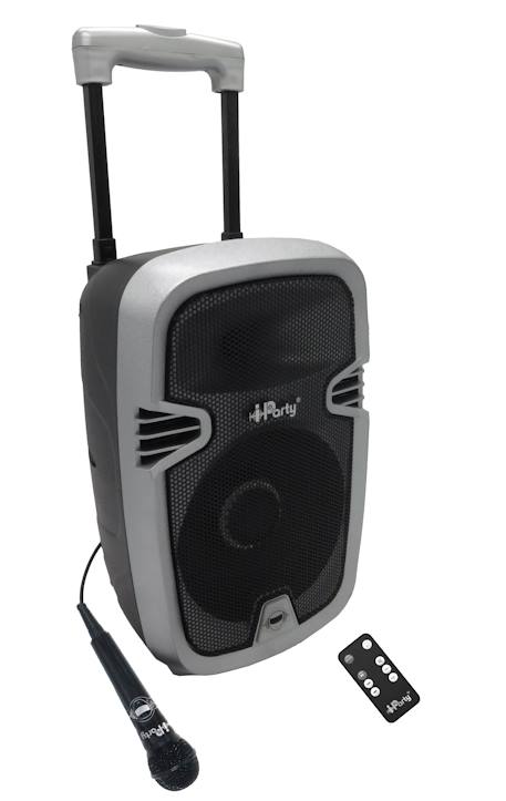 Systeme karaoke Bluetooth avec roulettes, lumières et micro MULTICOLORE 4 - vertbaudet enfant 