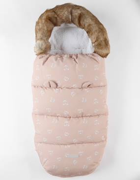 Chancelière Coque Et Nacelle VERTBAUDET - Toile Déperlante, Doublure Peluche - Pour Bébé De 0 à 9 Mois