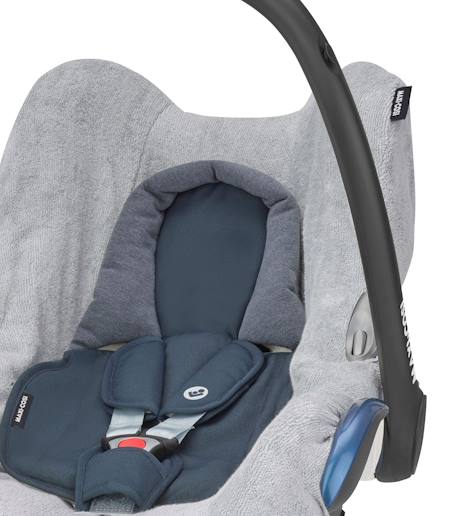 Housse éponge pour cosi cabriofix i-size Ecru+Gris frais 4 - vertbaudet enfant 