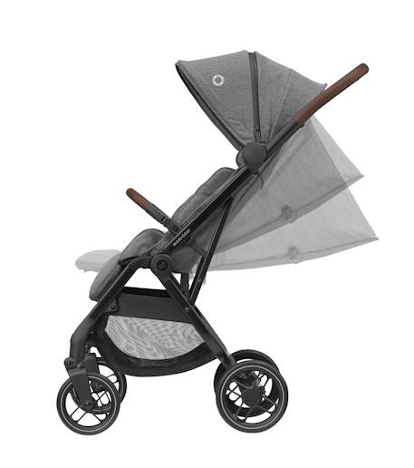 Poussette naissance ultra-compacte soho Graphite essentiel+Gris select+Truffe twillic+Vert essentiel 8 - vertbaudet enfant 