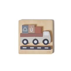 Puzzle camion en bois  - vertbaudet enfant