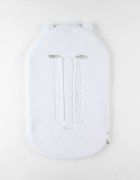 Nid d'ange jersey et sherpa Blanc 6 - vertbaudet enfant 