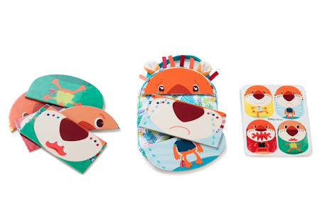 Jack, puzzle émotions Orange 2 - vertbaudet enfant 