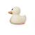 Canard en caoutchouc naturel mini kawan choco latte Blanc 2 - vertbaudet enfant 