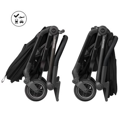 Poussette citadine ultra compacte leona Noir essentiel 5 - vertbaudet enfant 