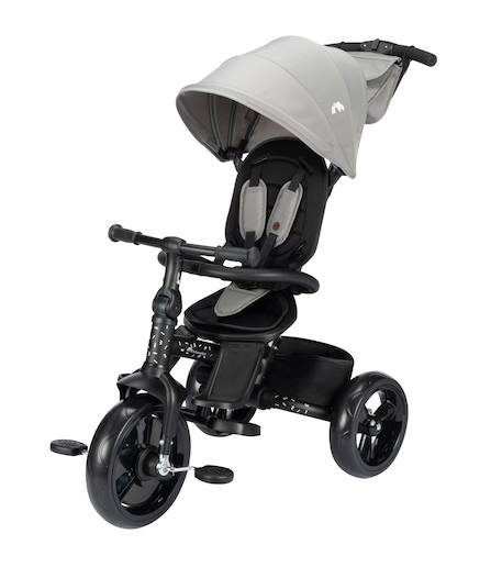 Poussette et tricycle bébé 2 en 1 windy Gris teinté 1 - vertbaudet enfant 