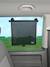 Lot de 2 rideaux pare-soleil de voyage enroulables noir 1 - vertbaudet enfant 