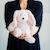 Peluche bouillotte lapin rose Rose 2 - vertbaudet enfant 