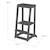 Tour d'apprentissage évolutive en bambou fsc® Anthracite+Blanc+Blanc - naturel+Naturel 3 - vertbaudet enfant 