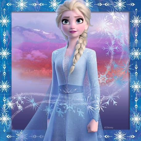Puzzle disney la reine des neiges 3x49 pcs Bleu 3 - vertbaudet enfant 