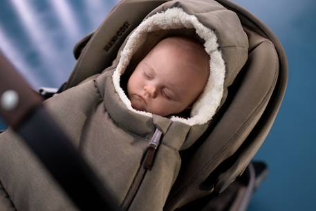 Chancelière bébé pour siège auto Graphite twillic+Noir twillic 5 - vertbaudet enfant 