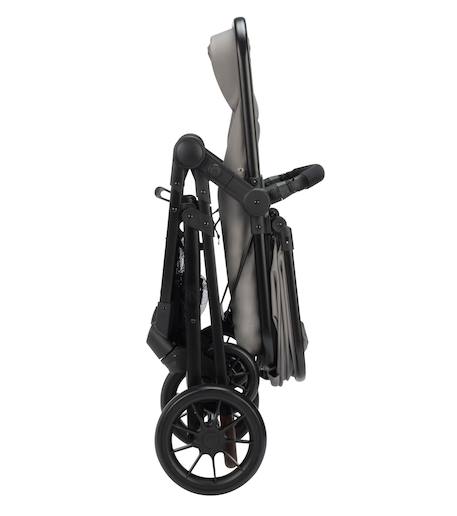 Poussette 3 en 1 i-size avec assise convertible en nacelle et cosi, haze Gris mineral 6 - vertbaudet enfant 