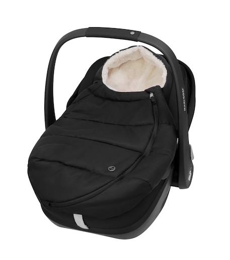 Chancelière bébé pour siège auto Graphite twillic+Noir twillic 8 - vertbaudet enfant 
