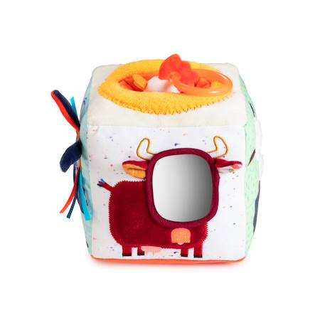 Cube sonore d'activités ferme Beige 4 - vertbaudet enfant 