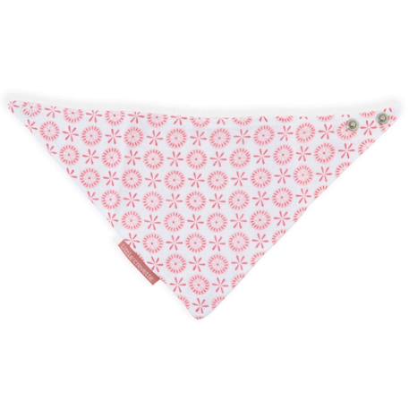 Lot de 5 bavoirs bandana coton bio* lovely emilie Rose 4 - vertbaudet enfant 