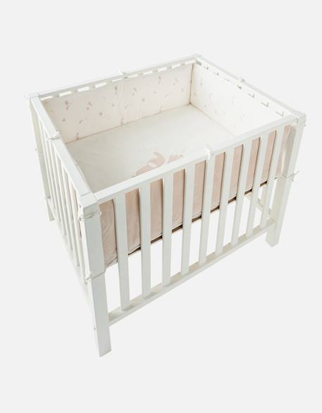 Tapis de parc veloudoux - bali & moka Ecru 1 - vertbaudet enfant 