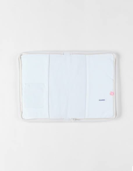 Protège carnet de santé en mousseline Ecru tropical 5 - vertbaudet enfant 