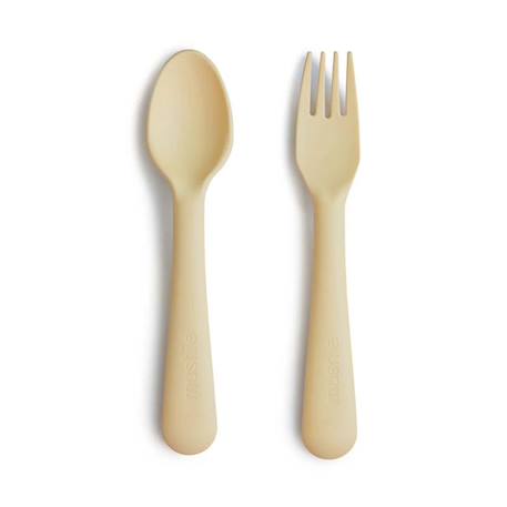 Cuillère et fourchette Jonquille 1 - vertbaudet enfant 