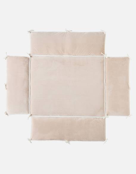 Tapis de parc veloudoux - bali & moka Ecru 4 - vertbaudet enfant 