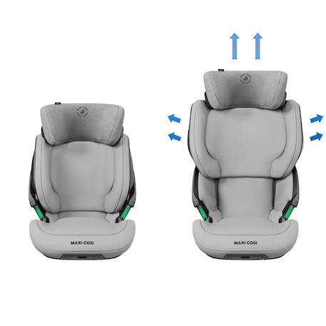 Siège auto enfant isofix kore i-size Graphite authentique+Gris authentique+Noir authentique 10 - vertbaudet enfant 