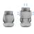 Siège auto enfant isofix kore i-size Graphite authentique+Gris authentique+Noir authentique 10 - vertbaudet enfant 