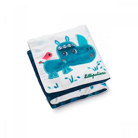 Imagier accordéon jungle Bleu 1 - vertbaudet enfant 