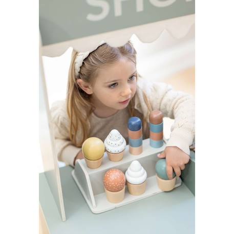 Set de glaces en bois Beige 3 - vertbaudet enfant 