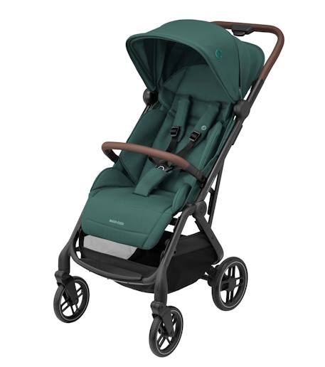 Poussette naissance ultra-compacte soho Graphite essentiel+Gris select+Truffe twillic+Vert essentiel 19 - vertbaudet enfant 