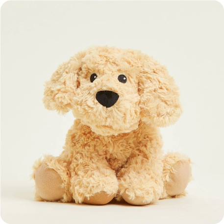 Peluche bouillotte chien bouclé Beige 2 - vertbaudet enfant 
