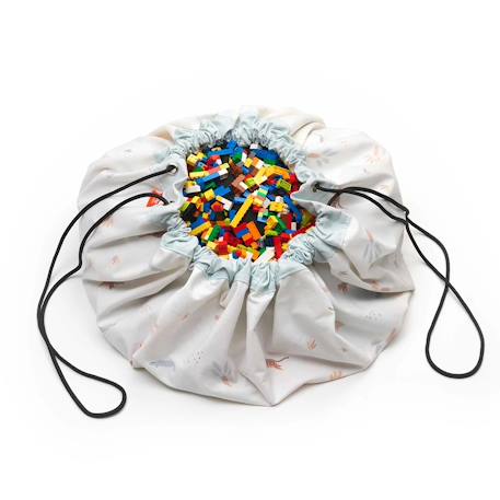 Tapis et sac de rangement jungle Multicolore 2 - vertbaudet enfant 