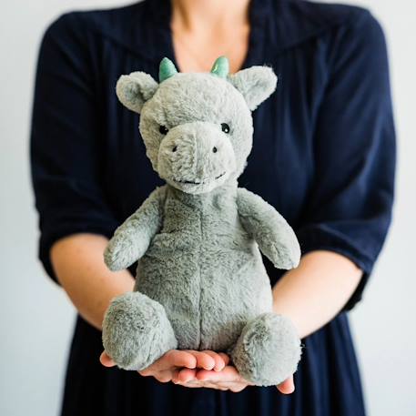 Peluche bouillotte dragon Vert 2 - vertbaudet enfant 