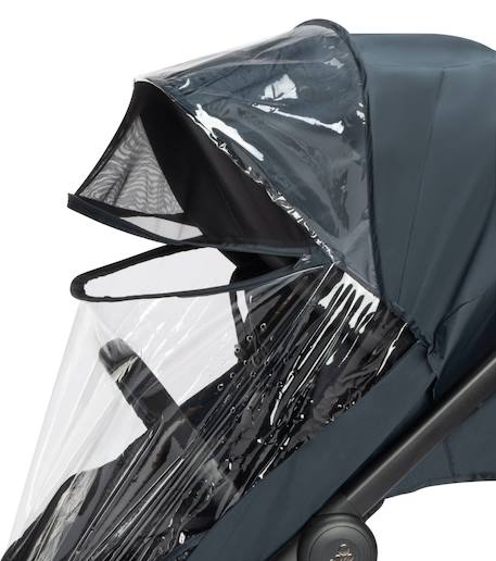 Habillage pluie confort pour poussette et nacelle, avec pochette de rangement Transparent 2 - vertbaudet enfant 