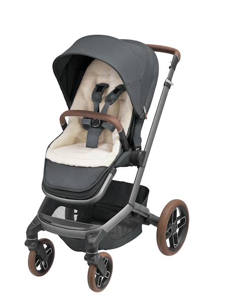 Chancelière pour poussette 2 en 1 pour bébé Graphite essentiel+Noir twillic+Truffe twillic 3 - vertbaudet enfant 