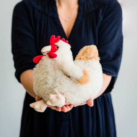 Peluche bouillotte poule Beige 3 - vertbaudet enfant 