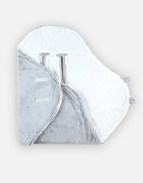 Couverture promenade ultra douce Gris 4 - vertbaudet enfant 