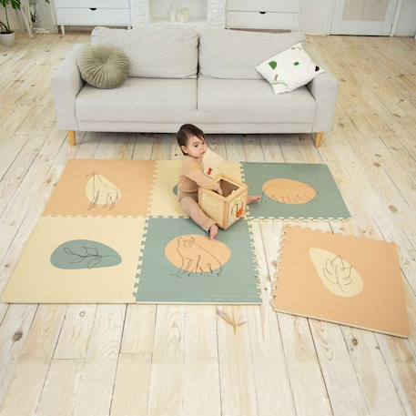Tapis de jeu mousse à assembler jungle Jungle 6 - vertbaudet enfant 