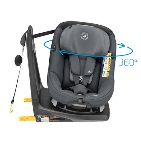 Siège auto pivotant isofix axissfix Graphite authentique 2 - vertbaudet enfant 