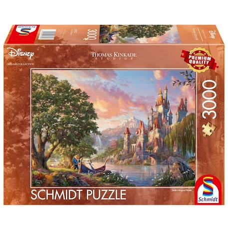 Puzzle le monde magique de belle 3000 pcs Marron 1 - vertbaudet enfant 
